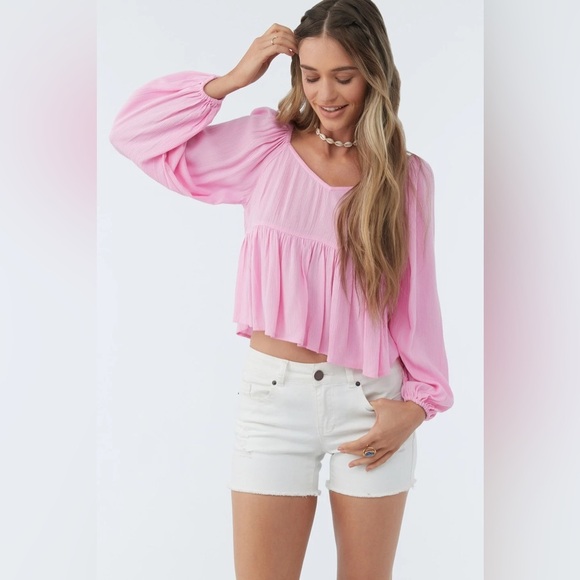 O'NEILL BELLE TOP PINK NWT SMALL - Picture 1 of 10